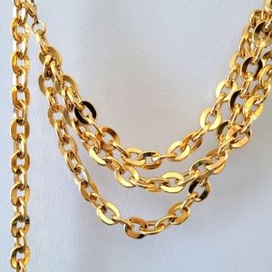 CHAIN LINK BELT |  GOLDTONE